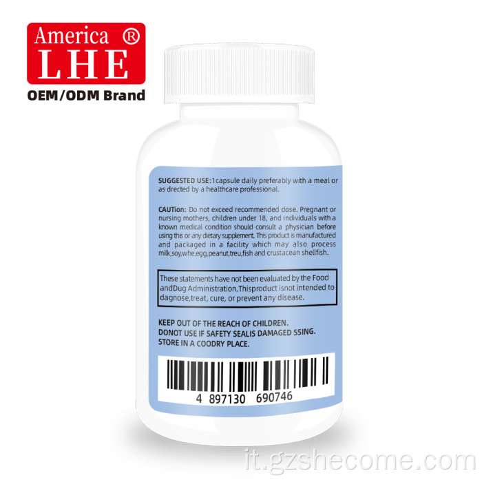 Shecome Capsule per l'acne Supporto per la salute della pelle